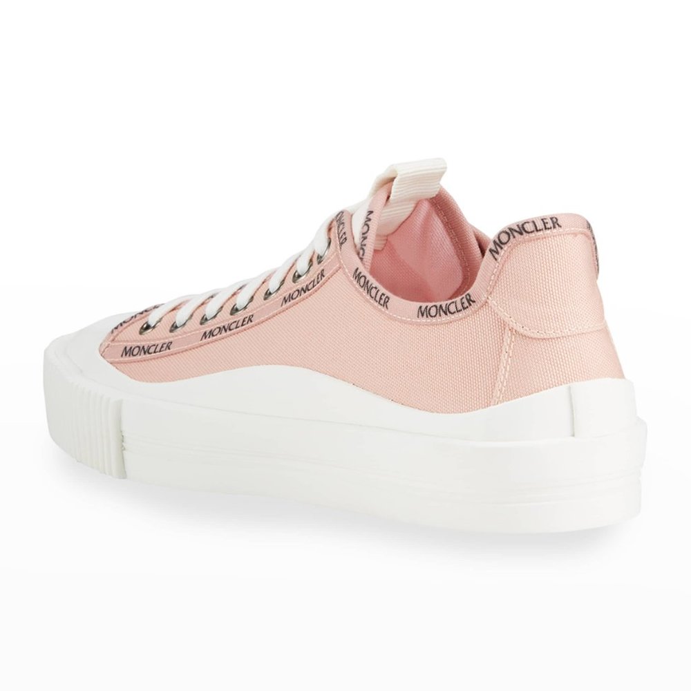 Moncler® Logo Canvas Low-Top Sneakers - Picture 7 of 16
